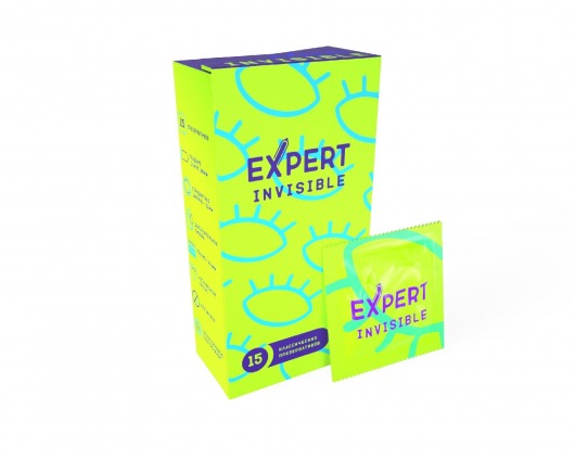 Ультратонкие презервативы Expert Invisible - 15 шт. - Expert - купить с доставкой в Таганроге
