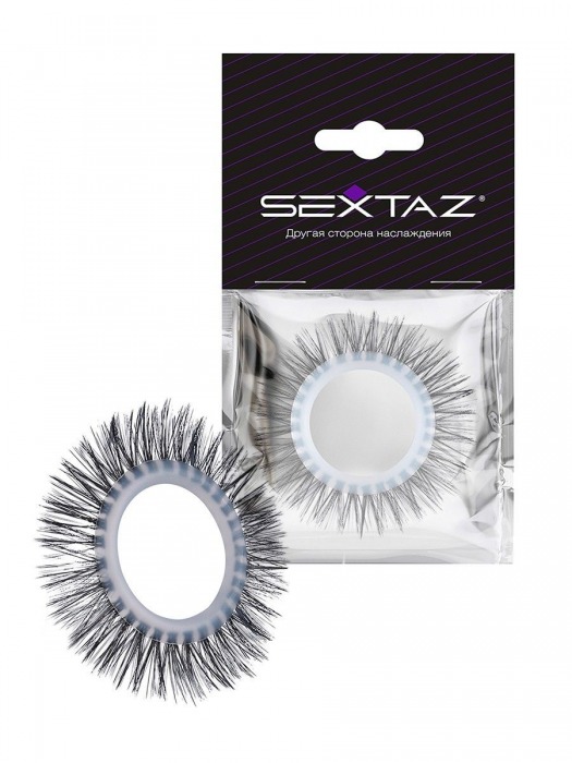 Круглое эрекционное кольцо с длинными «ресничками» - Sextaz - в Таганроге купить с доставкой