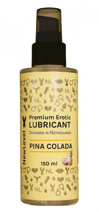 Ароматизированный лубрикант на водной основе NewLevel Pina Colada - 150 мл. - NewLevel - купить с доставкой в Таганроге