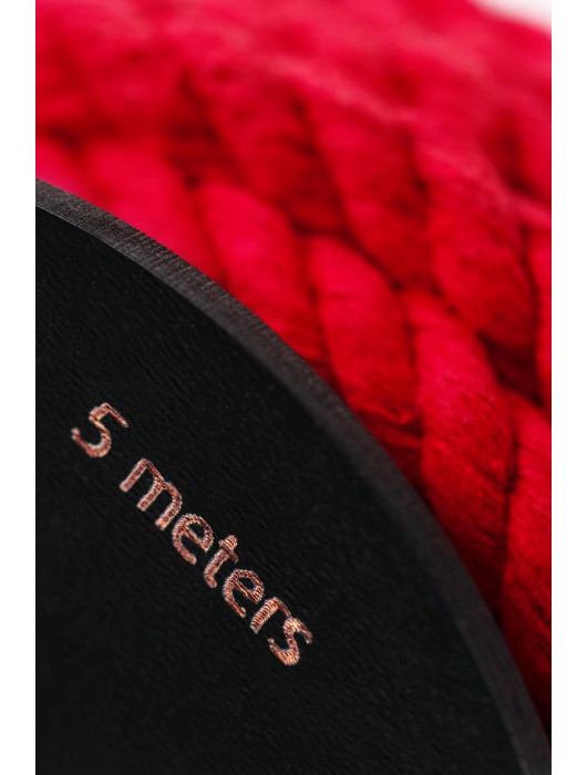 Красная веревка для шибари на катушке - 5 м. - Pecado - купить с доставкой в Таганроге