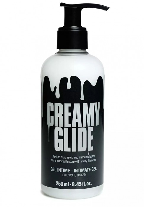 Лубрикант на водной основе Creamy Glide с консистенцией спермы - 250 мл. - Strap-on-me - купить с доставкой в Таганроге