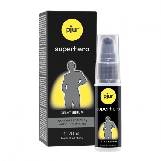 Пролонгатор-сыворотка pjur Superhero Delay Serum - 20 мл. - Pjur - купить с доставкой в Таганроге