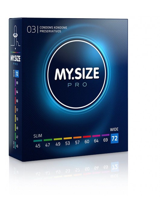 Презервативы MY.SIZE размер 72 - 3 шт. - My.Size - купить с доставкой в Таганроге
