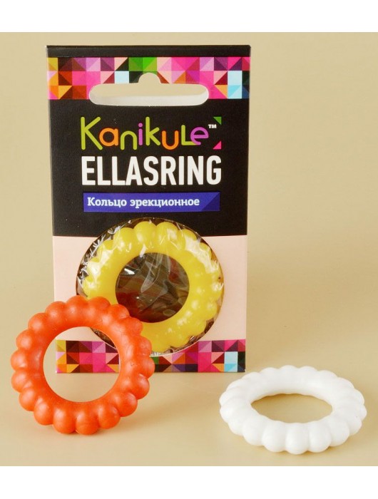 Цветное рельефное эрекционное кольцо Ellasring - Sitabella - в Таганроге купить с доставкой