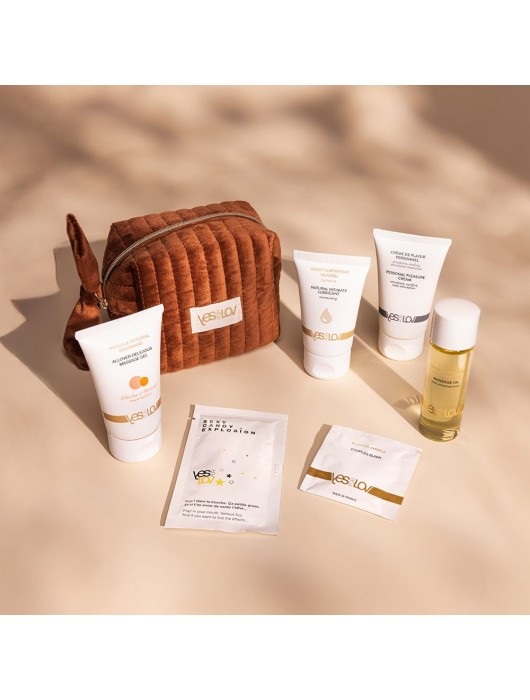 Набор YESforLOV La Trousse Enchantée в коричневой косметичке - YESforLOV - купить с доставкой в Таганроге