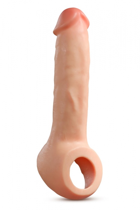 Телесная насадка-удлинитель Thrive 8.75 Inch Realistic Penis Extender Sleeve - 22,2 см. - Blush Novelties - в Таганроге купить с доставкой