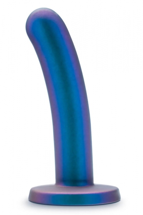 Синяя насадка с гладкой поверхностью Surrender 5.75 Inch Intermediate Pegging Dildo - 14,6 см. - Blush Novelties - купить с доставкой в Таганроге