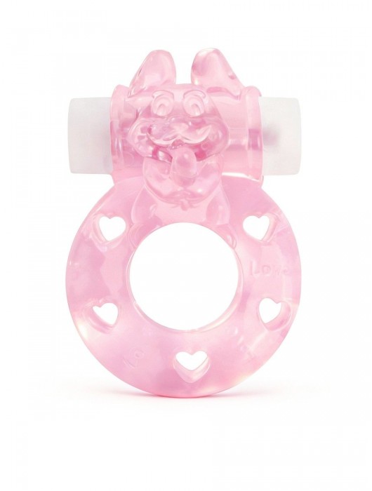 Розовое эрекционное виброкольцо в форме зайчика - 1137 - в Таганроге купить с доставкой