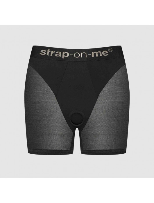 Трусики-шорты для фиксации насадок Strap-on-me Harness Lingerie Halo - size S - Strap-on-me - купить с доставкой в Таганроге