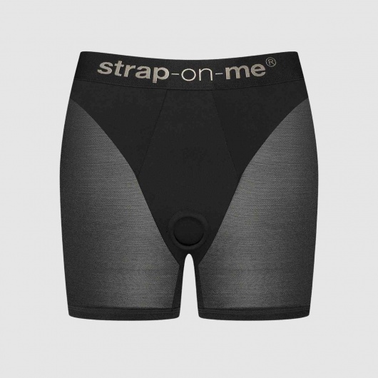 Трусики-шорты для фиксации насадок Strap-on-me Harness Lingerie Halo - size XL - Strap-on-me - купить с доставкой в Таганроге