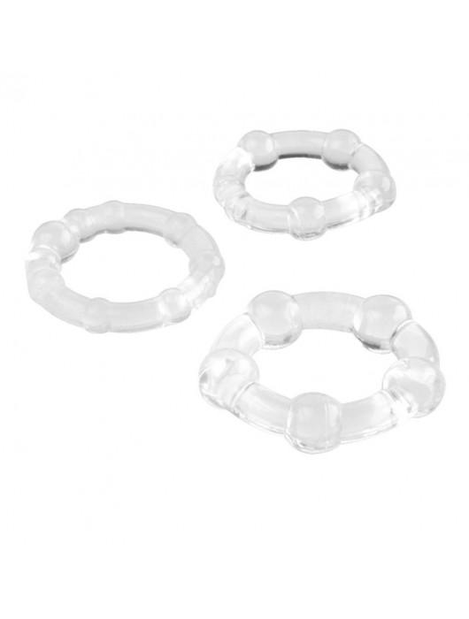 Набор из 3 эрекционных прозрачных колец - Boys of Toys - в Таганроге купить с доставкой