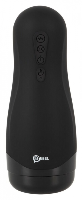 Черный вибромастурбатор с подогревом Masturbator with 3 Functions - Orion - в Таганроге купить с доставкой