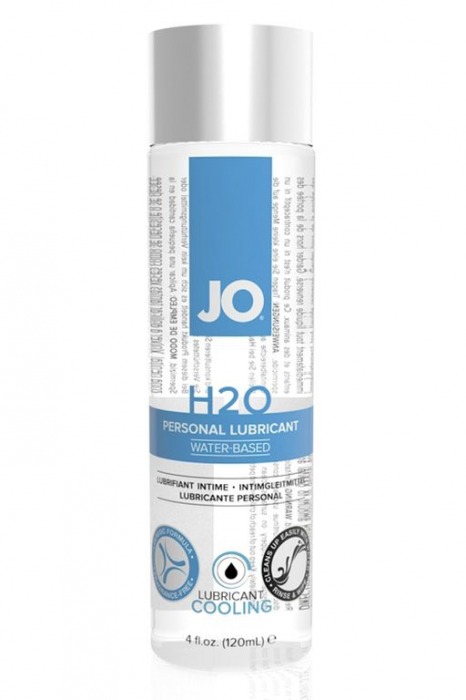 Охлаждающий лубрикант на водной основе JO Personal Lubricant H2O COOLING - 120 мл. - System JO - купить с доставкой в Таганроге