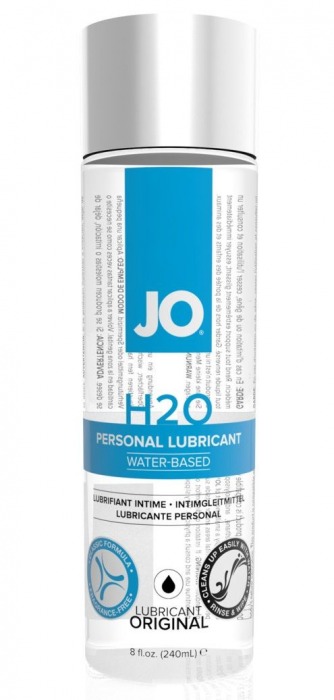 Нейтральный лубрикант на водной основе JO Personal Lubricant H2O - 240 мл. - System JO - купить с доставкой в Таганроге