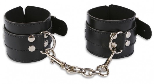 Манжеты с ремешками и карабинами для сцепки - Пикантные штучки - купить с доставкой в Таганроге