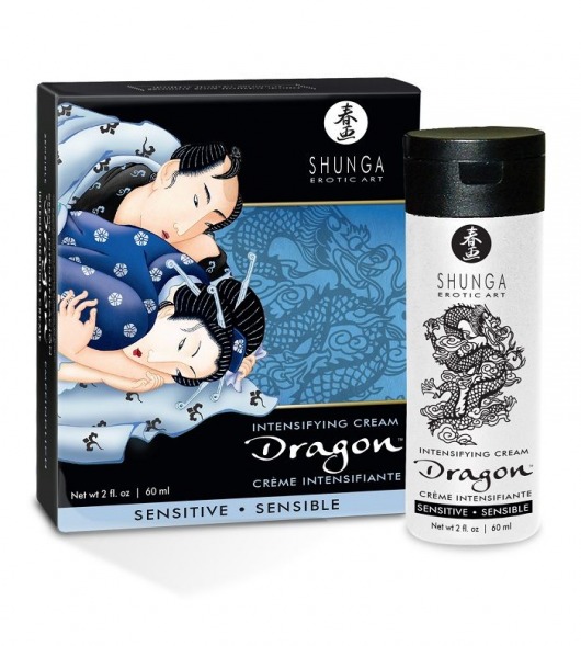 Интимный мужской крем SHUNGA DRAGON SENSITIVE - 60 мл. - Shunga - купить с доставкой в Таганроге