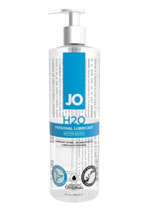 Лубрикант на водной основе JO Personal Lubricant H2O с дозатором - 480 мл. - System JO - купить с доставкой в Таганроге