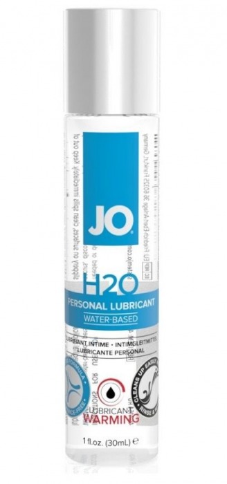 Возбуждающий лубрикант на водной основе JO Personal Lubricant H2O Warming - 30 мл. - System JO - купить с доставкой в Таганроге