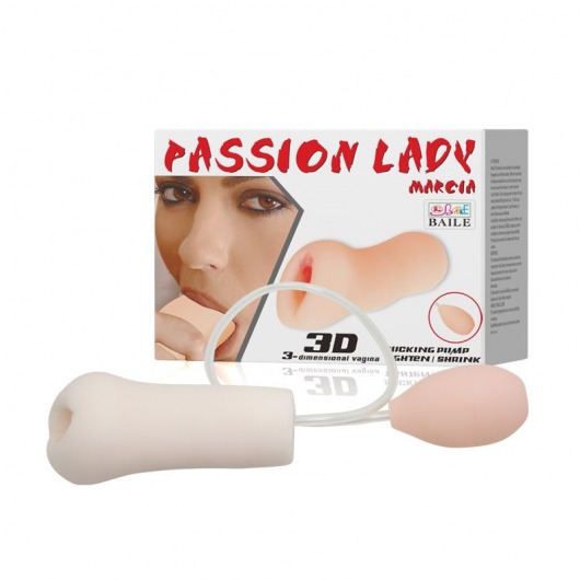 Мастурбатор Passion Lady Marcia с грушей для имитации посасывания - Baile - в Таганроге купить с доставкой