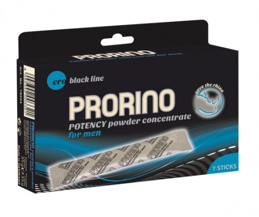 БАД для мужчин PRORINO M black line powder - 7 саше (6 гр.) - Ero - купить с доставкой в Таганроге