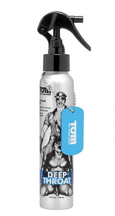 Спрей для лёгкого проникновения во время орального секса Tom of Finland Deep Throat Spray - 118 мл. - Доминирующее кольцо - купить с доставкой в Таганроге