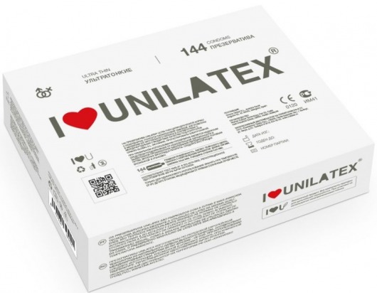 Ультратонкие презервативы Unilatex Ultra Thin - 144 шт. - Unilatex - купить с доставкой в Таганроге