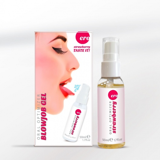 Увлажняющий гель для орального секса с ароматом клубники - 50 мл. - Ero - купить с доставкой в Таганроге