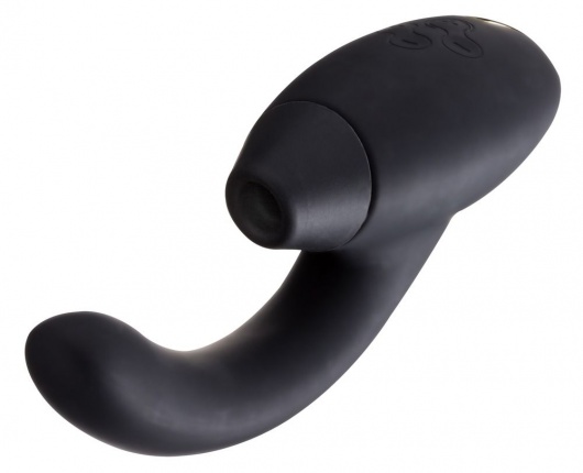 Чёрный стимулятор 2-в-1 для женщин Womanizer InsideOut - Womanizer