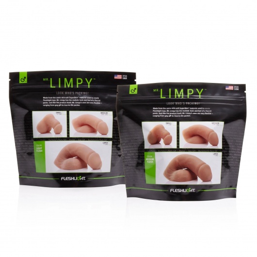 Мягкий имитатор пениса Fleshtone Limpy большого размера - 21,6 см. - Fleshlight - купить с доставкой в Таганроге