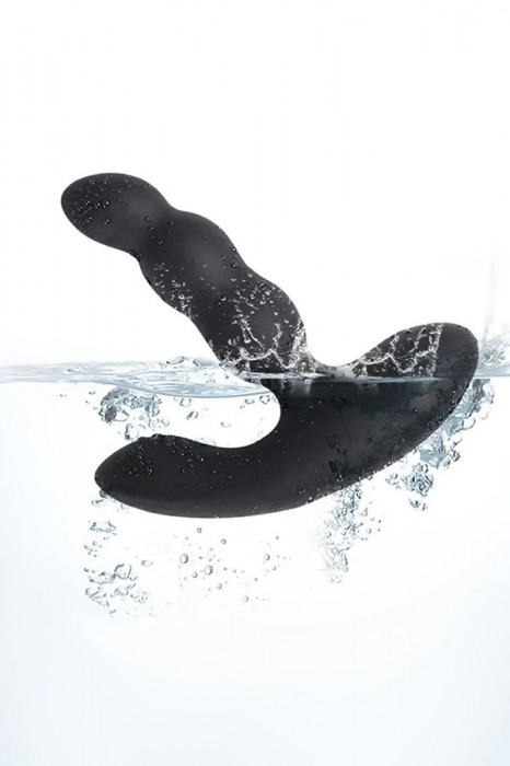 Черный силиконовый стимулятор простаты Levett Nitoc с пультом ДУ - Levett - в Таганроге купить с доставкой