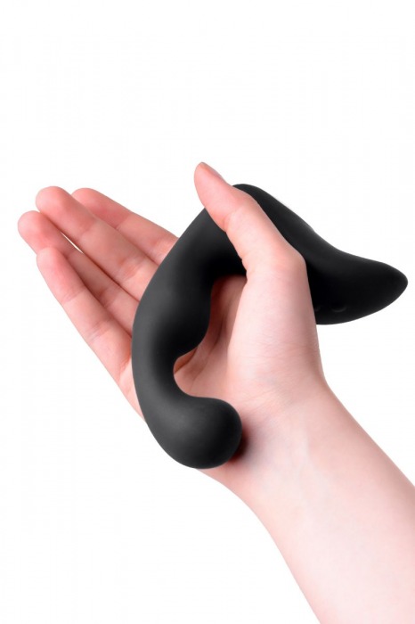 Чёрный изогнутый вибростимулятор простаты Erotist - Erotist Adult Toys - в Таганроге купить с доставкой