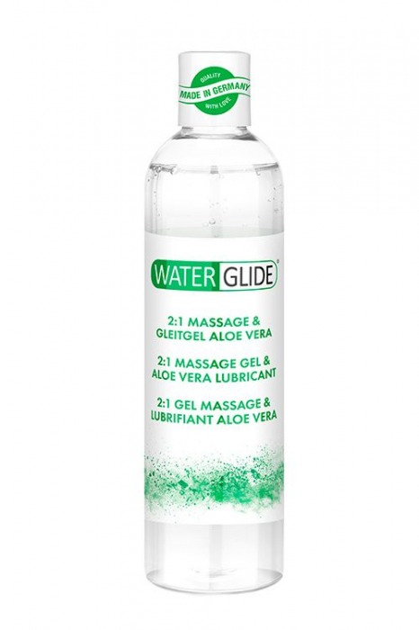 Гель-смазка 2-в-1 MASSAGE   LUBRICANT ALOE VERA - 300 мл. - Waterglide - купить с доставкой в Таганроге