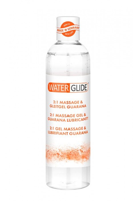 Гель-смазка 2-в-1 MASSAGE   LUBRICANT GUARANA - 300 мл. - Waterglide - купить с доставкой в Таганроге