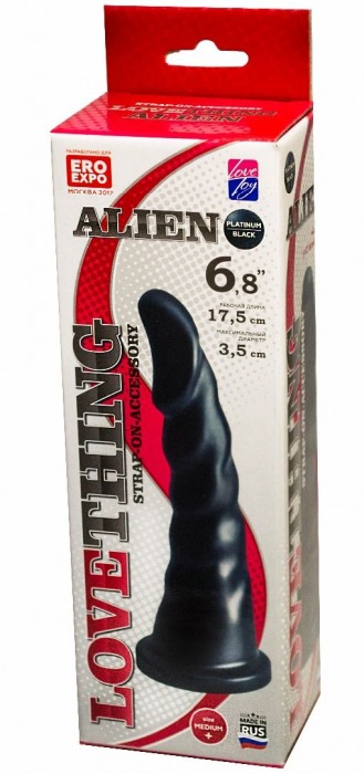 Насадка для трусиков харнесс Alien - 17,5 см. - LOVETOY (А-Полимер) - купить с доставкой в Таганроге