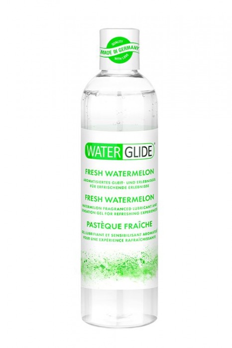 Лубрикант на водной основе с ароматом арбуза WATERGLIDE FRESH WATERMELON - 300 мл. - Waterglide - купить с доставкой в Таганроге