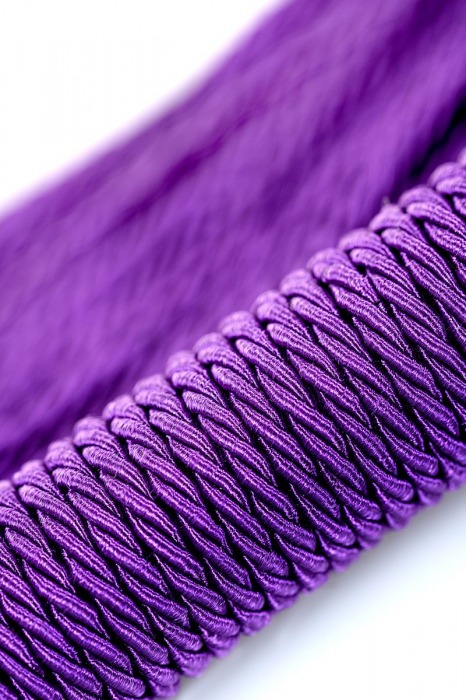 Сиреневый флоггер из веревки Theatre - 48,5 см. - ToyFa - купить с доставкой в Таганроге