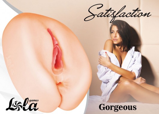 Мастурбатор с 2 тоннелями Satisfaction Gorgeous - Lola Games - в Таганроге купить с доставкой