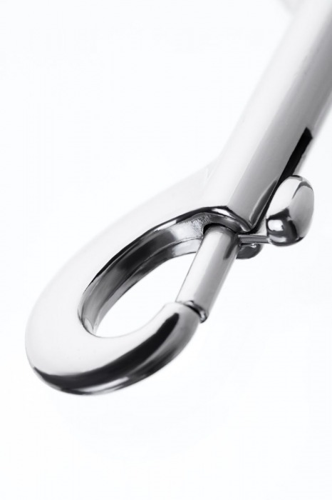 Серебристый двухсторонний карабин TOYFA Metal - ToyFa - купить с доставкой в Таганроге