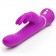 Лиловый вибратор-кролик Curve Rechargeable Rabbit Vibrator - 25,4 см. - Happy Rabbit купить в Таганроге с доставкой в Orgasmix.ru Лиловый вибратор-кролик Curve Rechargeable Rabbit Vibrator - 25,4 см. - Happy Rabbit