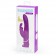 Лиловый вибратор-кролик Curve Rechargeable Rabbit Vibrator - 25,4 см. - Happy Rabbit купить в Таганроге с доставкой в Orgasmix.ru Лиловый вибратор-кролик Curve Rechargeable Rabbit Vibrator - 25,4 см. - Happy Rabbit