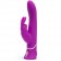 Лиловый вибратор-кролик Curve Rechargeable Rabbit Vibrator - 25,4 см. - Happy Rabbit купить в Таганроге с доставкой в Orgasmix.ru Лиловый вибратор-кролик Curve Rechargeable Rabbit Vibrator - 25,4 см. - Happy Rabbit