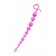 Розовая силиконовая анальная цепочка Long Sweety - 34 см. - ToyFa в Таганроге Розовая силиконовая анальная цепочка Long Sweety - 34 см. - ToyFa