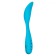 Голубой гнущийся вибратор Palm Springs Pleaser с функцией Power Boost - 15,25 см. - California Exotic Novelties