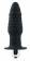 Черная ребристая вибровтулка с ограничителем - 9 см. - Sex Expert в Таганроге Черная ребристая вибровтулка с ограничителем - 9 см. - Sex Expert