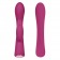 Бордовый вибромассажер-кролик 5  Silicone Bunny Love - 19,1 см. - Erokay