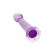 Фиолетовый фаллоимитатор Jelly Dildo M - 18 см. - Toyfa Basic