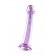 Фиолетовый фаллоимитатор Jelly Dildo M - 18 см. - Toyfa Basic