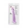 Фиолетовый фаллоимитатор Jelly Dildo M - 18 см. - Toyfa Basic