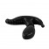 Чёрный стимулятор точки G, клитора и ануса - Baile купить с доставкой в интернет-магазине Orgasmix в Таганроге Чёрный стимулятор точки G, клитора и ануса - Baile