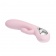 Нежно-розовый вибратор Nicola с вакуумной клиторальной стимуляцией - 24 см. - Baile купить в Таганроге с доставкой в Orgasmix.ru Нежно-розовый вибратор Nicola с вакуумной клиторальной стимуляцией - 24 см. - Baile